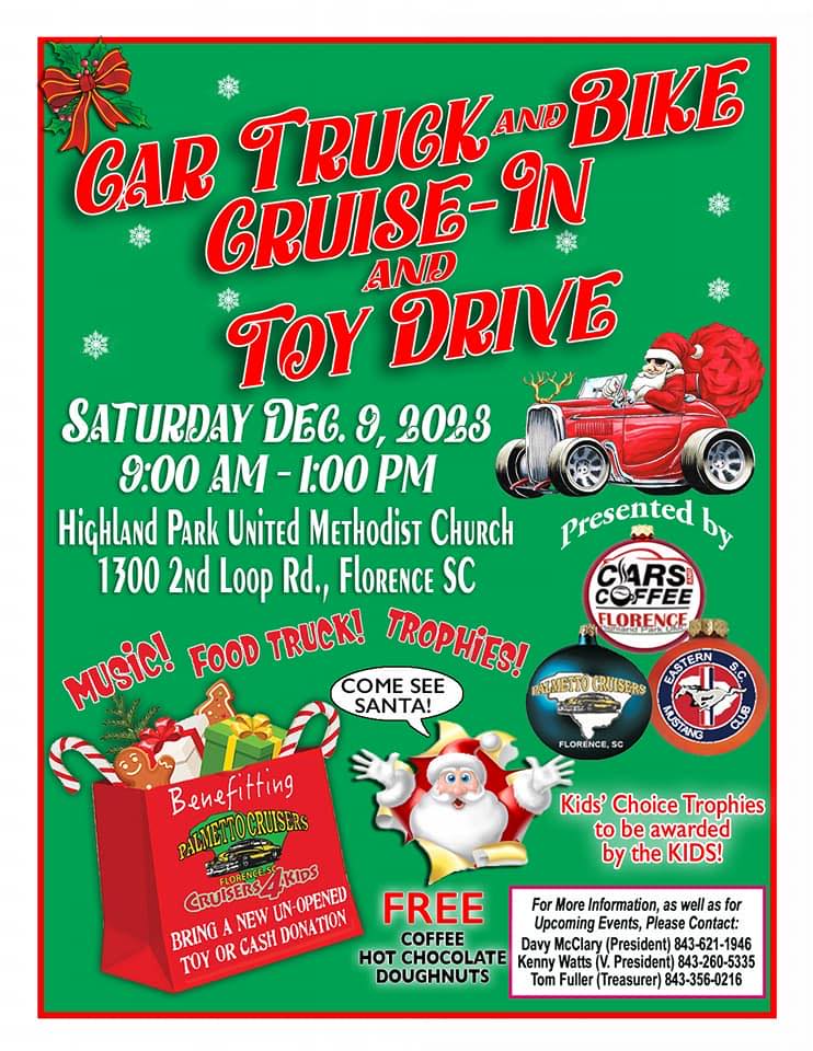 Cruisers For Kids Toy Drive @ Highland Park Methodist Church