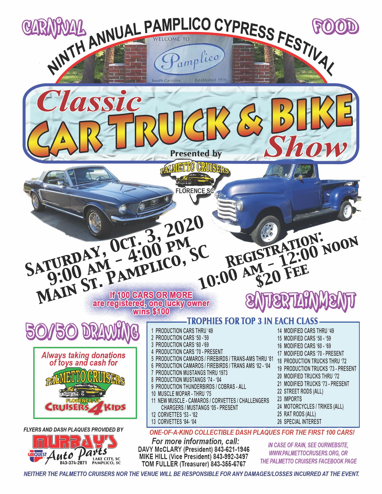 Pamplico Cypress Festival Car Show