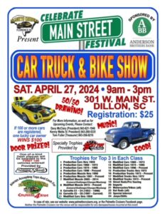 Celebrate Main St. Dillon Annual Car/Truck/Bike Show @ Main St.