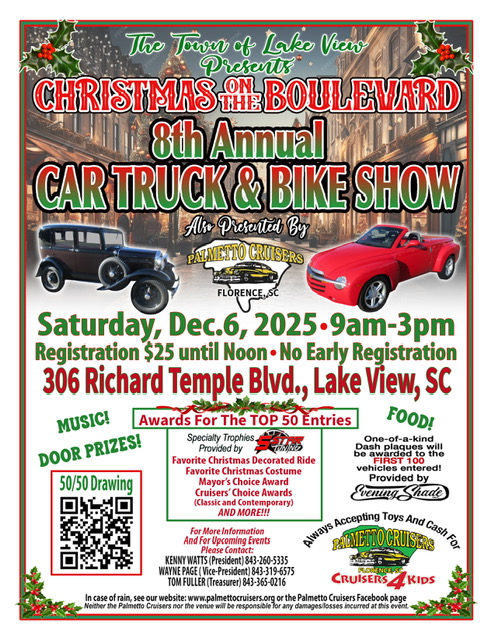 Christmas On The Blvd Car Show