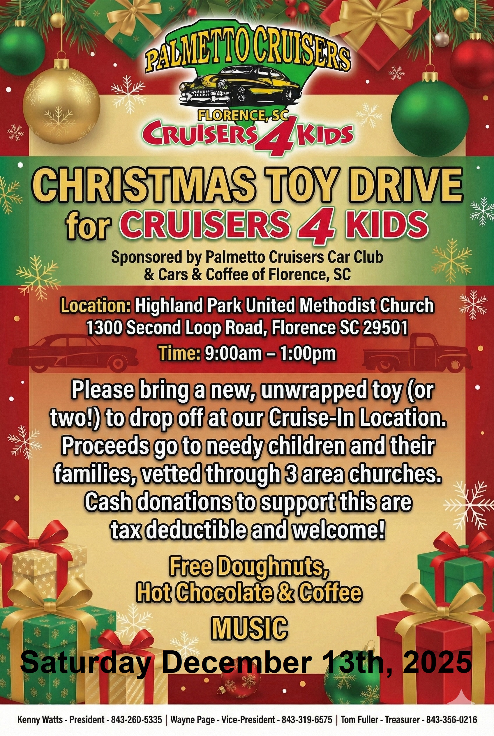 Cruisers For Kids Toy Drive @ Highland Park Methodist Church